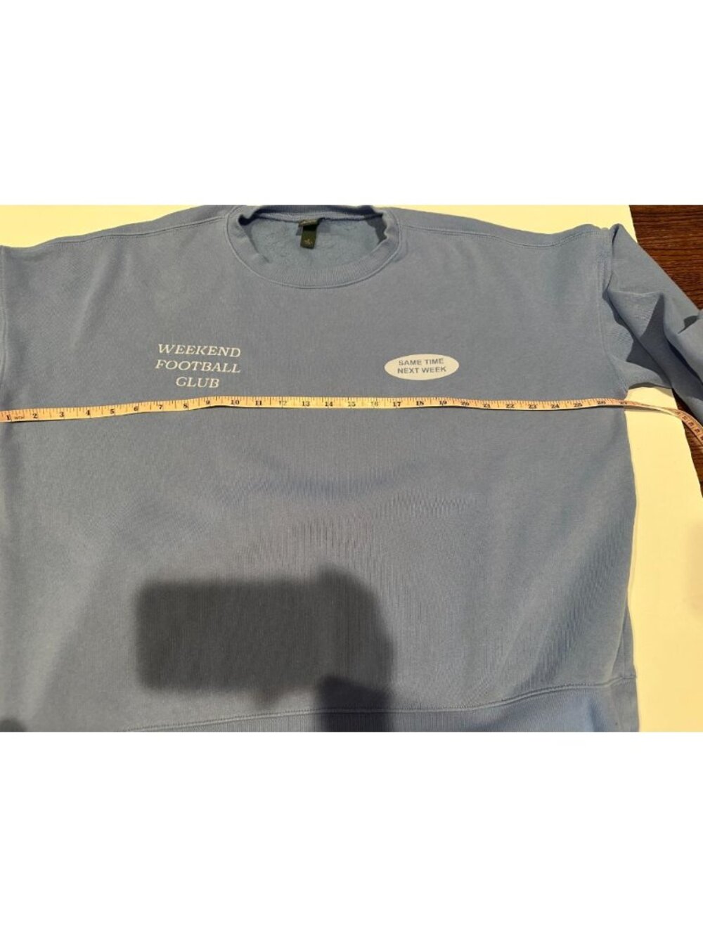 NWOT Wild Fable Oversized Sweatshirt Size S Weekend Football Club Tailgating - Picture 7 of 10